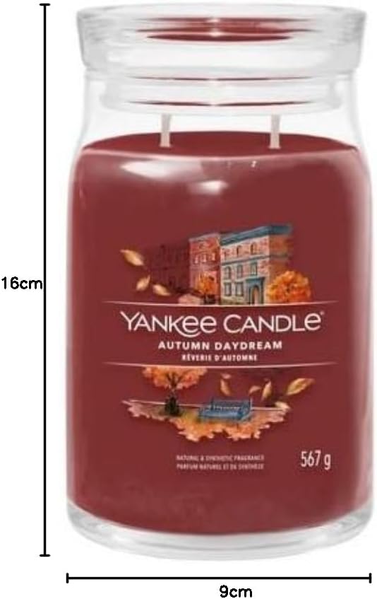 Yankee Candle Autumn Daydream grosses Glas