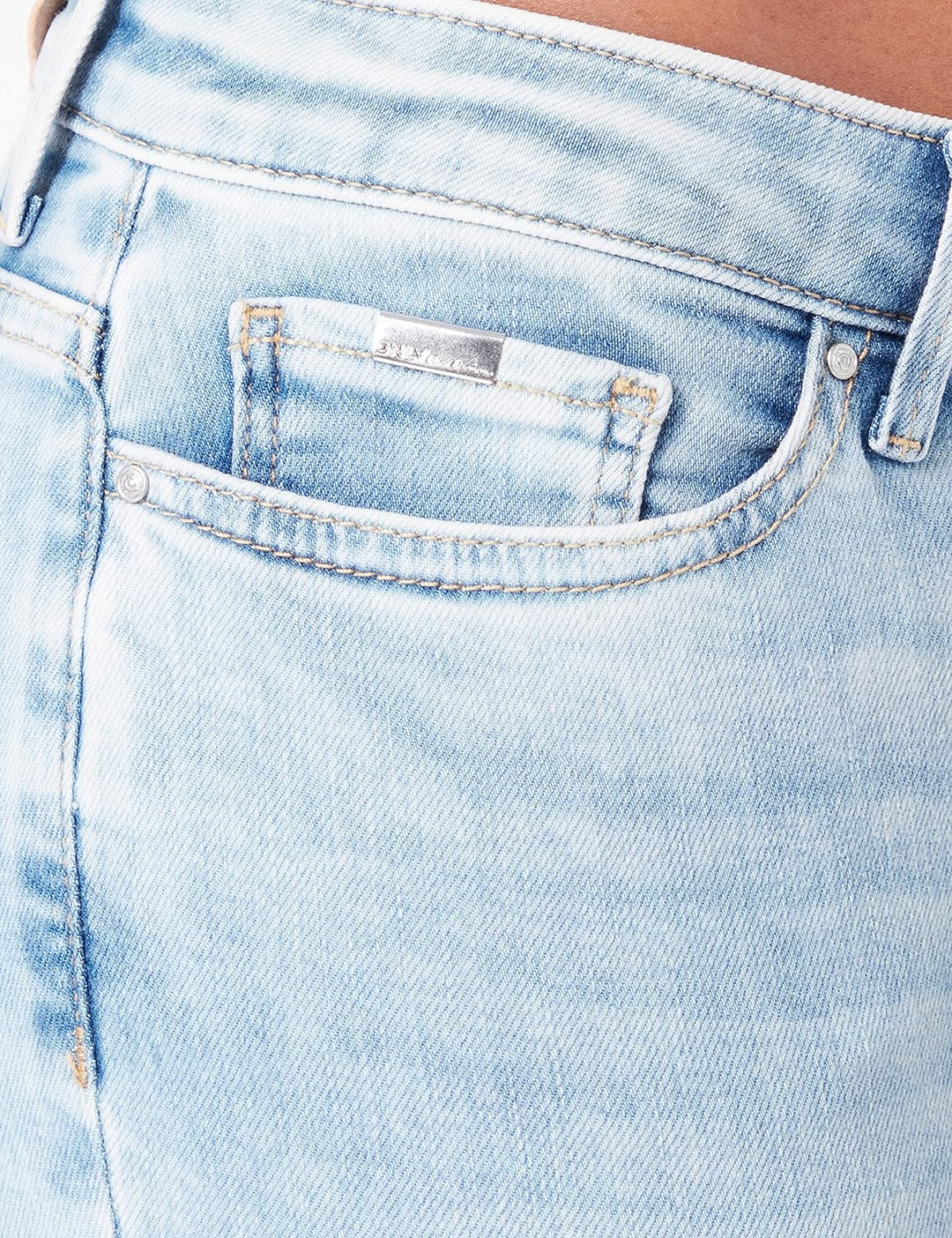 ONLY Damen Onlcoral Life Sl Sk Dnm Cro468 Jeans, Blue Denim, 33 EU
