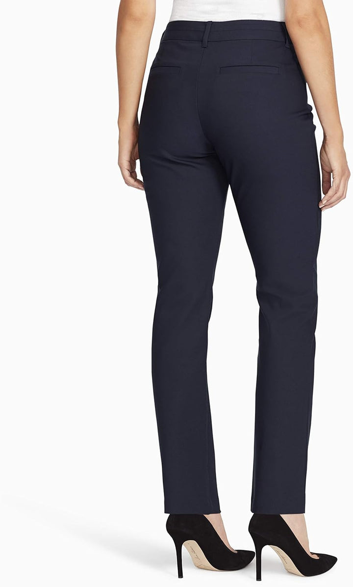 Gloria Vanderbilt Damen Haven Straight Trouser Hose 32 Kurz Midnight, 32 Kurz Midnight