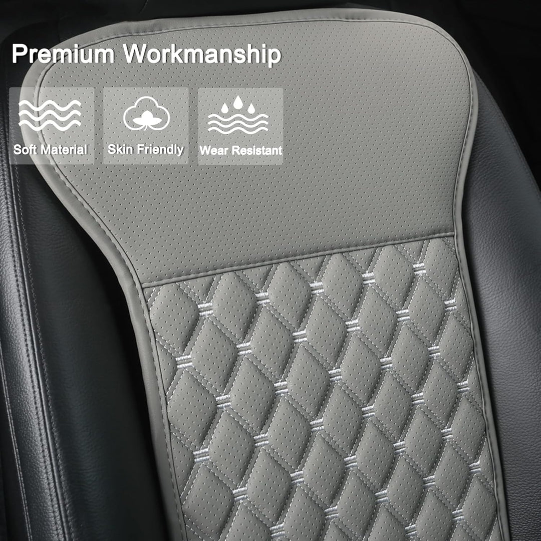 Black Panther 1 Stück Luxus Sitzauflagen Auto mit Rückenlehne Autozubehör Geeignet für Vier Jahresze