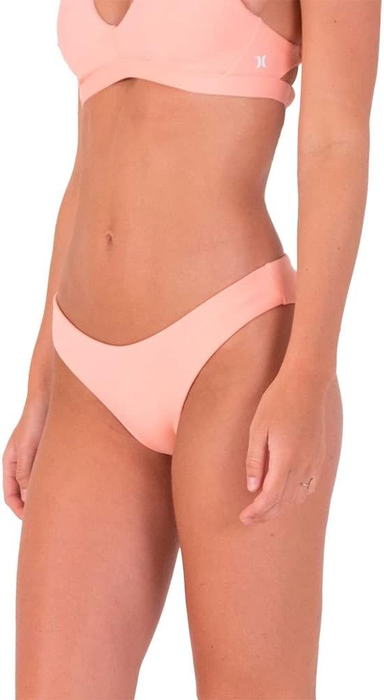 Hurley Damen W Moderate Bikini BTM Bikini Bottoms XS Habanero-rot, XS Habanero-rot