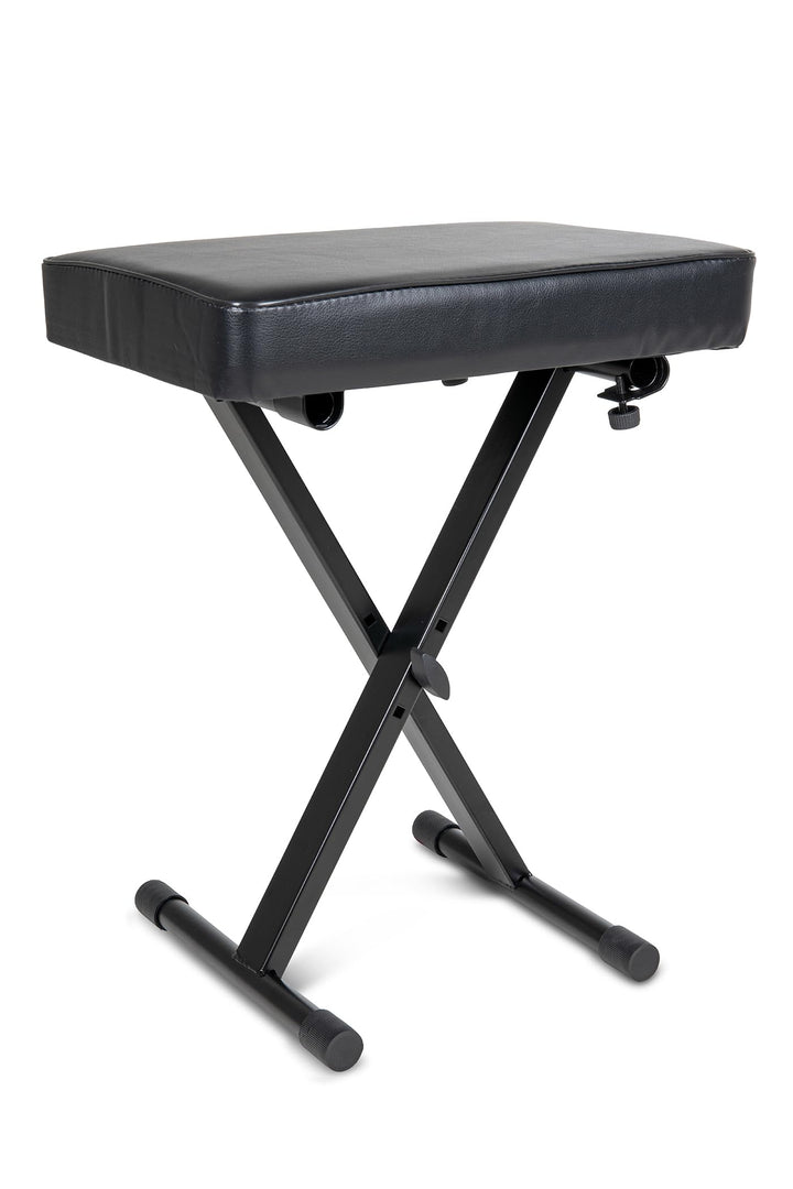 Gewa 900531 Keyboardbank (3-fach höhenverstellbar, Polsterung 3 cm, Höhe 50 - 57 cm) schwarz KB-20B,