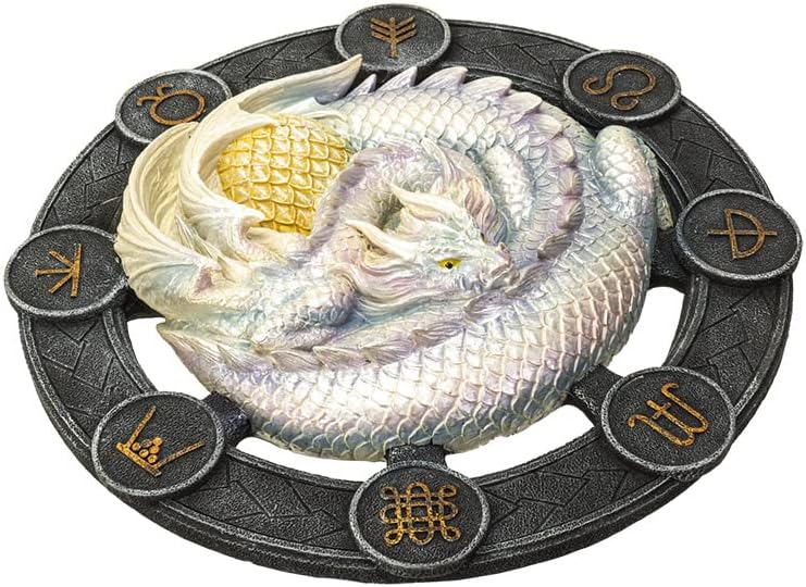 Pacific Giftware Wandrelief Drache Ostara by Anne Stokes 27 cm | Figur Statue Dragons of the Sabbats