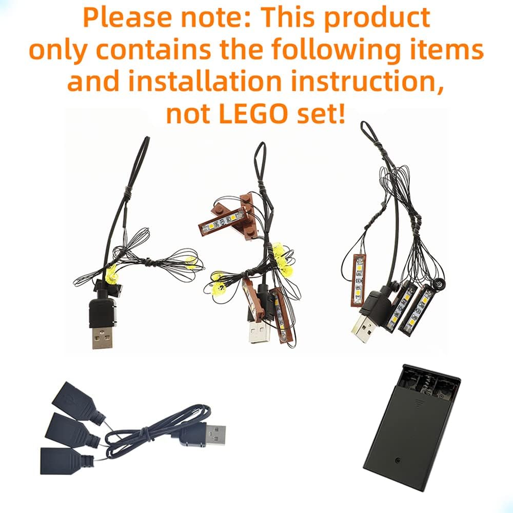 GEAMENT LED Licht-Set Kompatibel mit Lego Harry Potter Hogwarts Express - Beleuchtungsset für 76405