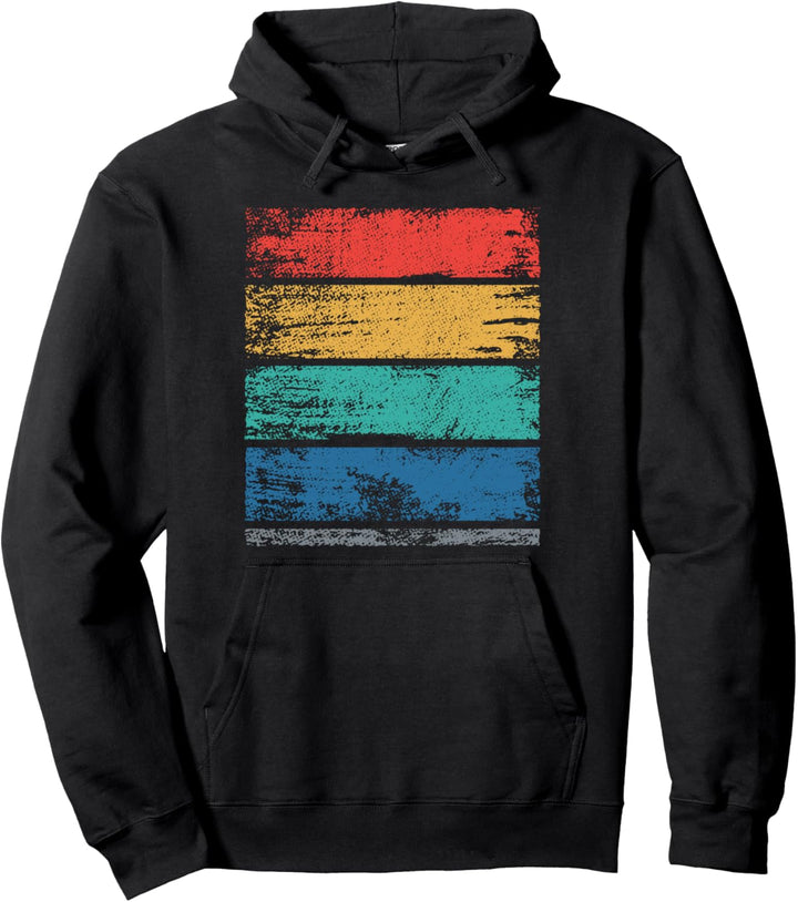 Women's casual trendy Painted lines graphic Pullover Hoodie