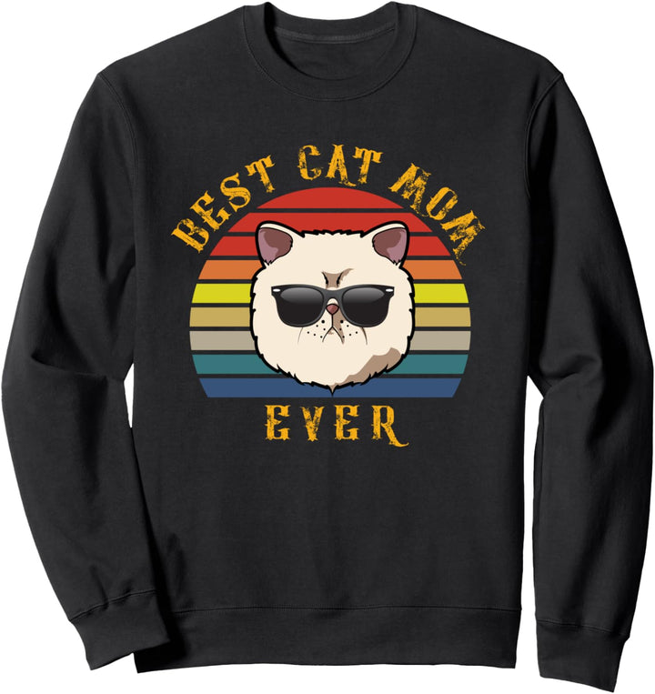 Beste exotische Kurzhaar-Katzenmama aller Zeiten Lustige Kat Sweatshirt