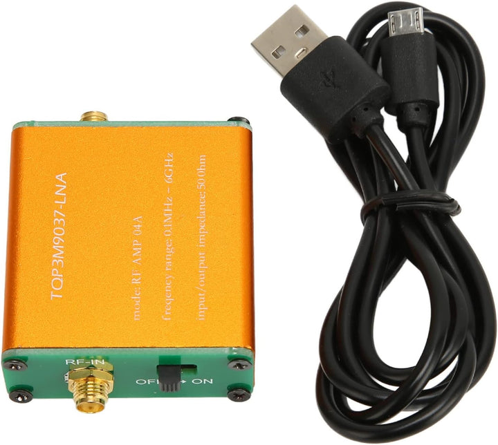 Rauscharmer 0,1 MHz 6 GHz Verstärker, 20 dB LNA Verstärker mit Hoher Verstärkung für Kurzwelle UKW R