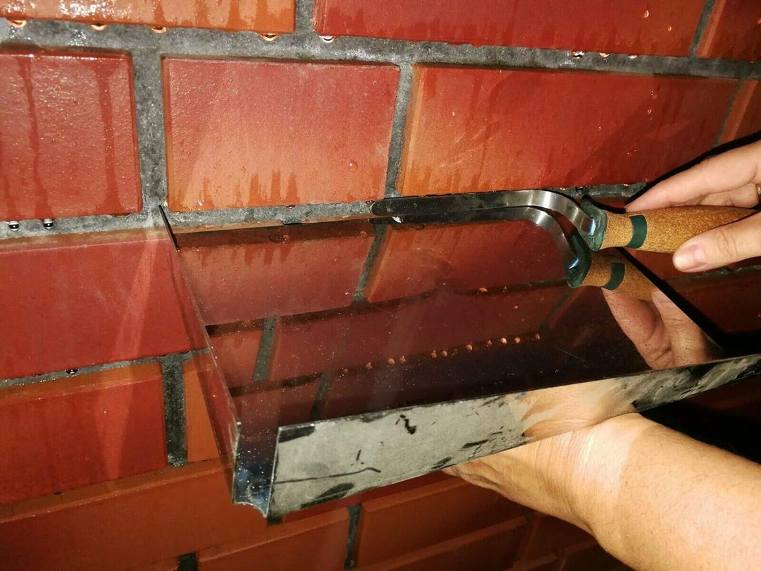 Fugblech Edelstahl 245 x 155mm Verfugungsblech Fugenhilfe Keramikfliesen Klinker + Fugenkellen 6mm,