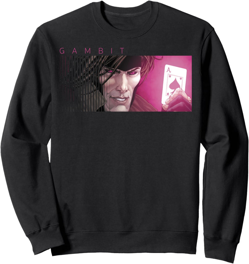 Marvel X-Men Gambit Ace Portrait Sweatshirt