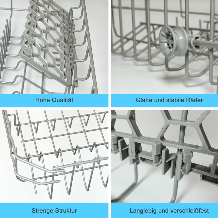 2025 Upgraded D.I.Accessa Geschirrspüler Obere Geschirrkorb Montage Ersatz für Midea Gorenje Samsung