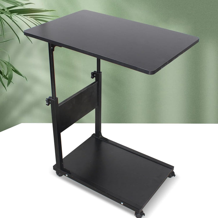 Beistelltisch Tisch mit Rollen Betttisch Höhenverstellbar 55-80 cm Schreibtisch Computertisch Sofati