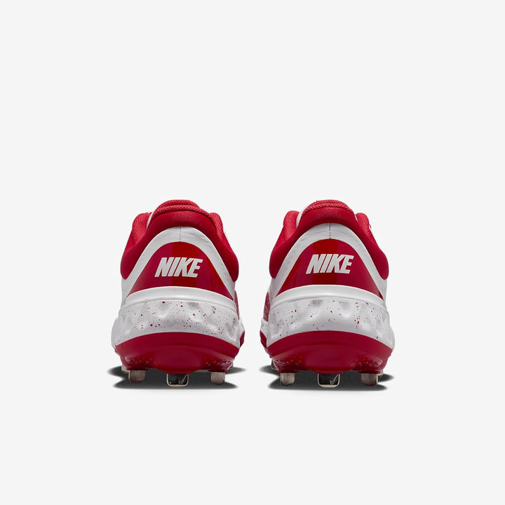 Nike Alpha Huarache Elite 4 Baseball-Stollen für Herren 40 EU Weiss Uni Rot, 40 EU Weiß Uni Rot