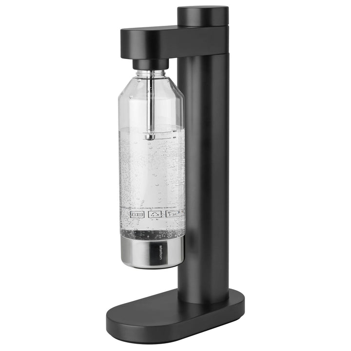 Stelton CO2 Carbonator, Brus Wassersprudler Schwarz Metallic