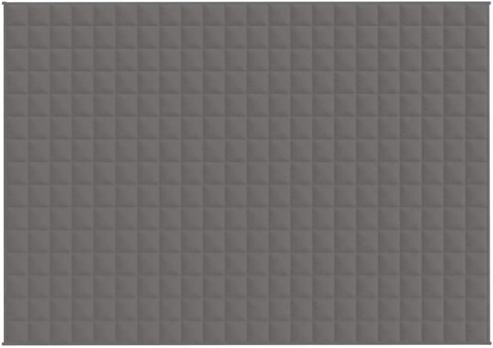 Revera Gewichtsdecke grau 155 x 220 cm 11 kg Stoff