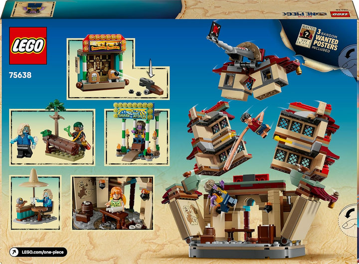 LEGO ONE Piece - Showdown im Arlong Park - Interaktives Spielzeug mit 5 Minifiguren - Ruffy & Nami s