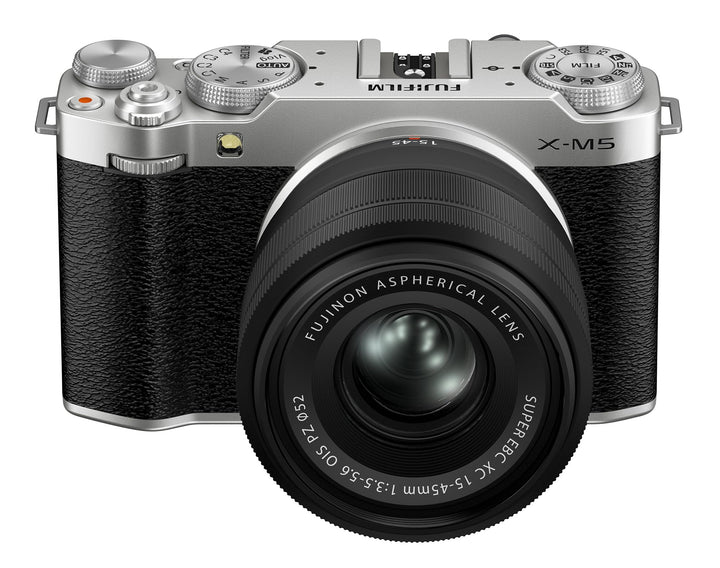 Fujifilm X-M5 Spiegellose Digitalkamera XC15-45mmF3.5-5.6 OIS PZ Objektiv-Kit - Silber