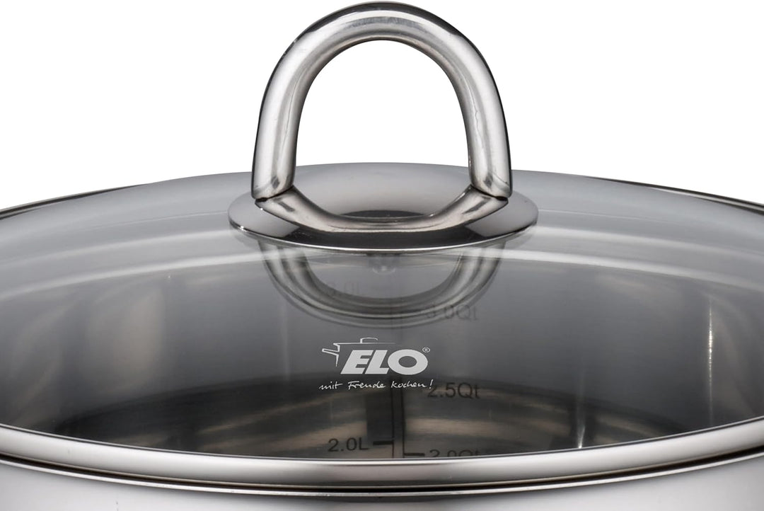 ELO Kochtopf Rubin Set Rubin 5-teilig Edelstahl 18/10 Edelstahl 5 teilig Rubin, Edelstahl 5 teilig R