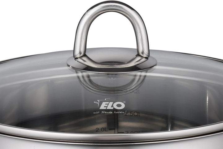 ELO Kochtopf Rubin Set Rubin 5-teilig Edelstahl 18/10 Edelstahl 5 teilig Rubin, Edelstahl 5 teilig R