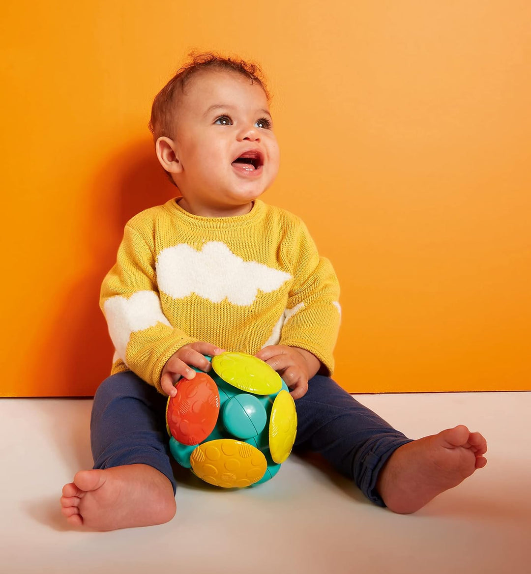 Bright Starts, Ballspielzeug, Wobble Bobble Ballspielzeug + Spielzeugauto, Ballspielzeug + Spielzeug