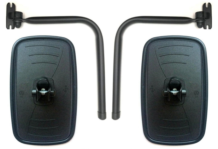 MelTruck® 2x Aussenspiegel Rückspiegel 233x145mm ø18 UNIVERSAL Traktor LKW m.Spiegelhalter