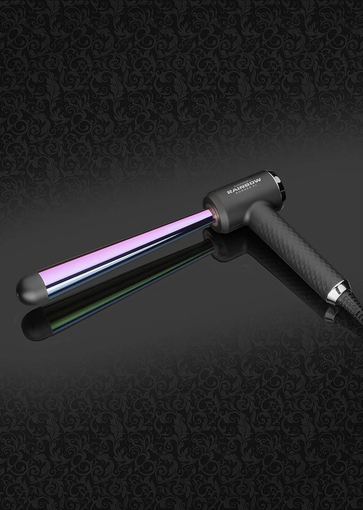 GAMMAPIU' Professioneller Lockenstäbe Korner XL Rainbow, Breite und Schmale Wellen, Lange Bewegungsu