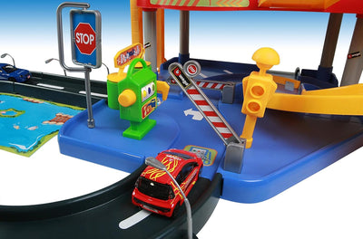 Bburago 30025 30025-Autobahn Zubehor-Parkgarage-Parking Playset, Standard