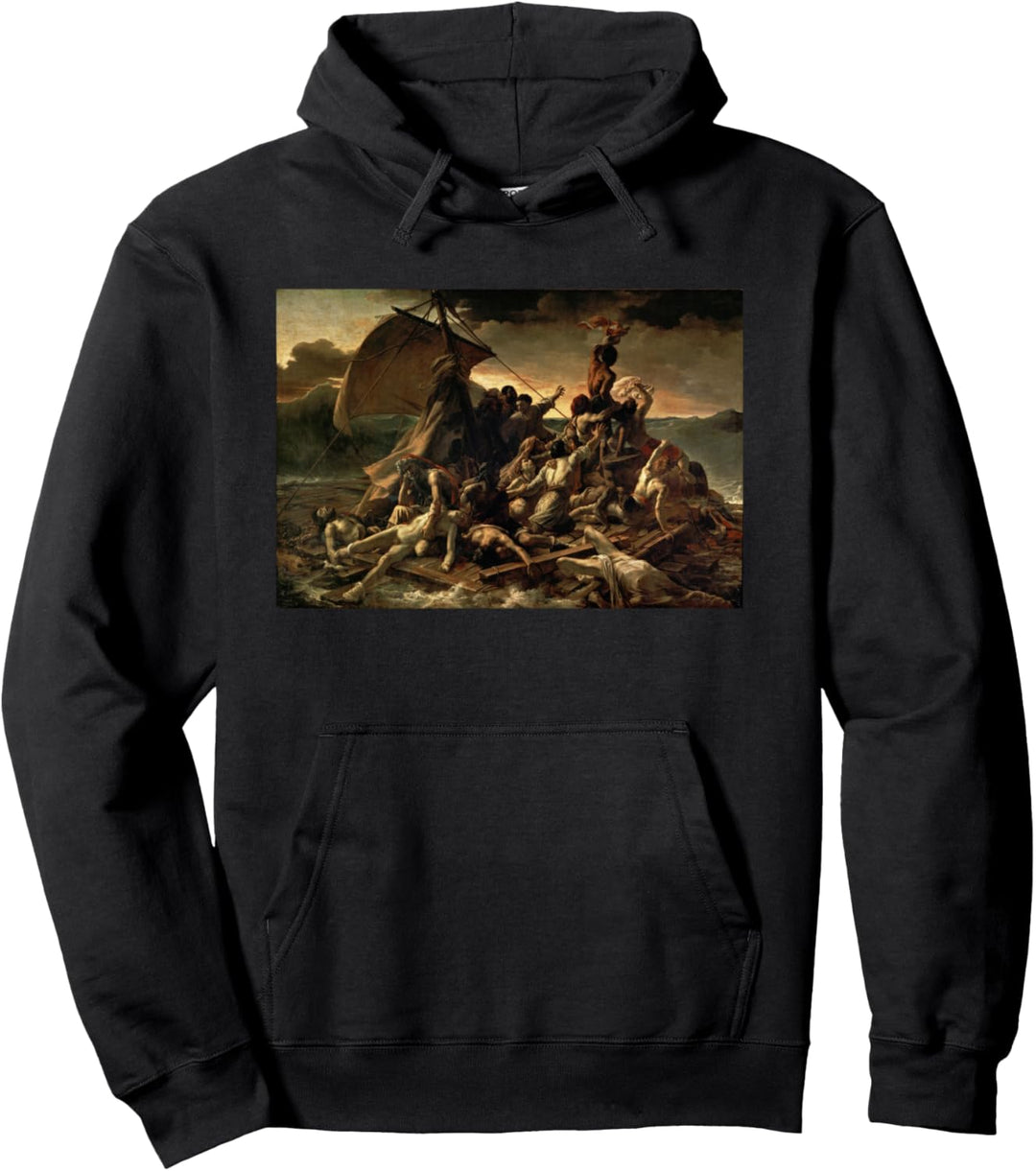 Das Floss der Medusa von Théodore Géricault Pullover Hoodie