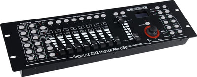 Showlite Master Pro 192 Kanal DMX Controller (zur professionellen Lichtsteuerung, USB Anschluss) & A