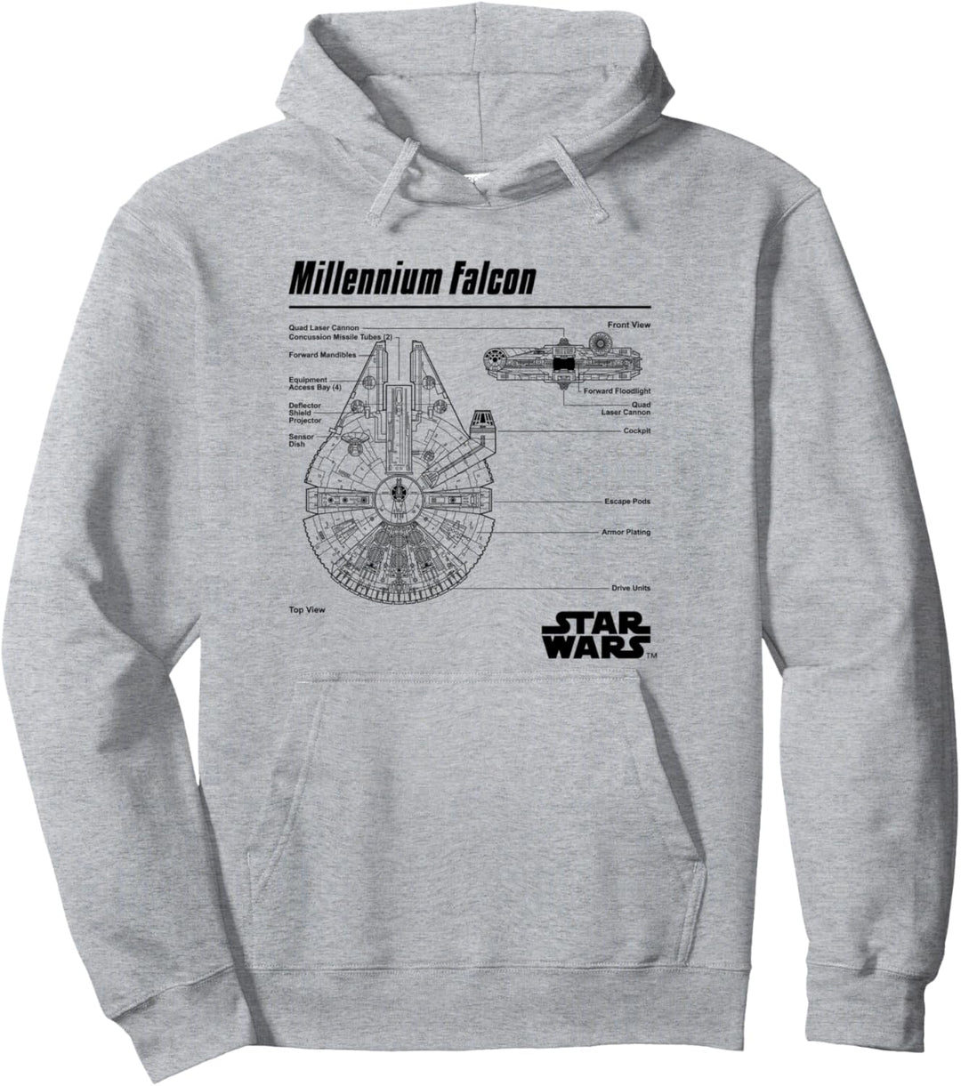 Star Wars Death Star BP Black Pullover Hoodie