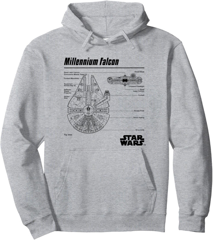 Star Wars Death Star BP Black Pullover Hoodie