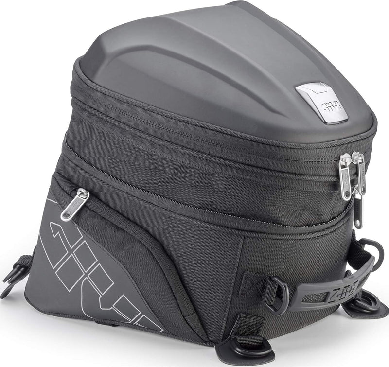 Erweiterbare Hecktasche für sportliche Motorräder 22 Liter Volumen