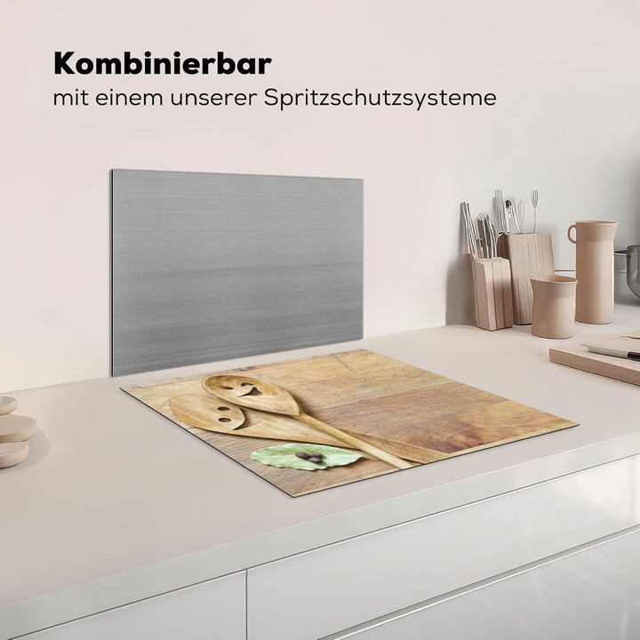 Herdabdeckplatte Einteilig Küche Herdabdeckung Induktionsfeld Ceranfeld Herdabdeckplatten Vinyl Matt
