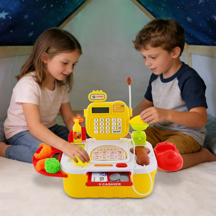 Kinder Kasse Spielset, ABS+PP+PE, Sound, 3+, Lernspielzeug | ABS+PP+PE,Spritzguss+Blasformen,Rechenm