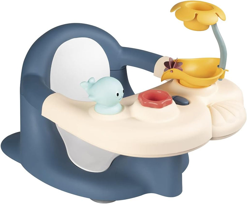 Smoby Toys - Little Smoby Baby-Badesitz ab 6 Monate - Badewannensitz mit Spieltisch inkl. Badewannen