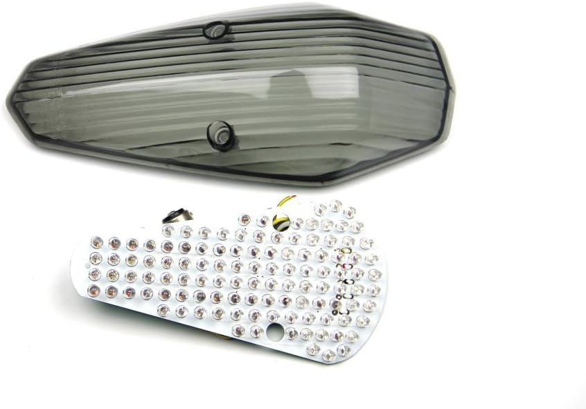 aVDB-moto LED-Bremslicht mit integrierten Blinker kompatibel mit Honda Shadow Aero 2004/2007 (Getönt