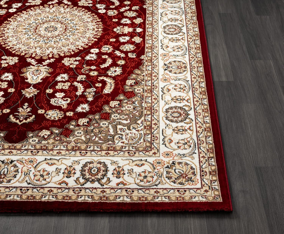 the carpet Elegant orientalischer Teppich Wohnzimmer, weicher & pflegeleichter Kurzflor Wohnzimmerte