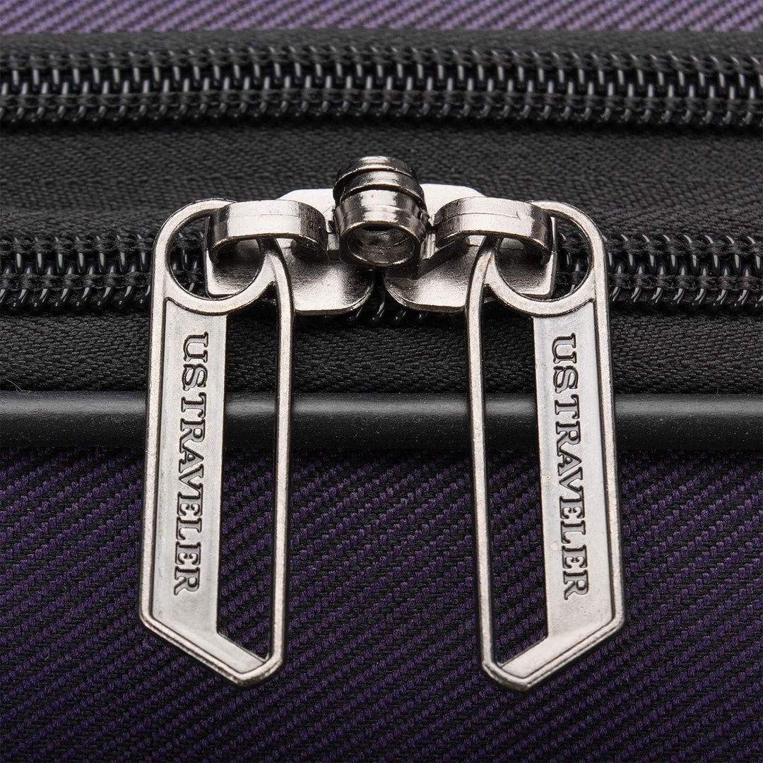 U.S. Traveler Aviron Bay Erweiterbares Softside Gepäck mit Drehrädern Carry-on 22-Inch Violett, Carr