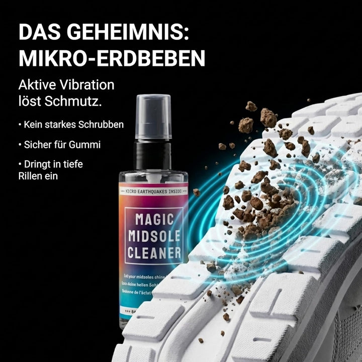 Bama Schuhputzset, Sneaker Reinigungsset, 1x Magic Midsole Cleaner 100ml + 1x Magic Upper Cleaner 15