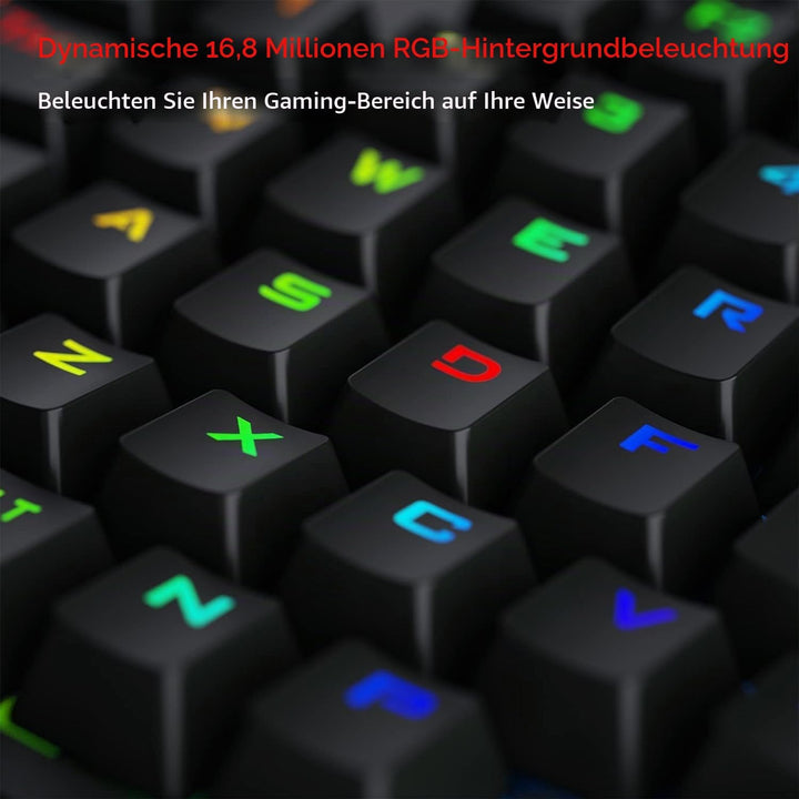 Redragon K585 DITI Drahtlose mechanische Einhandtastatur, 42 Tasten 2.4Ghz RGB 40% Gaming Keypad mit