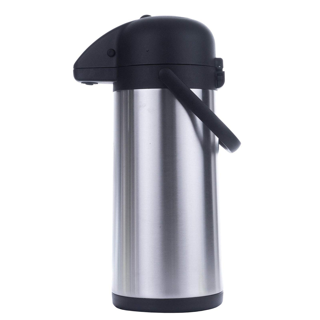 Haushalt International Airpot 3,0 L Pumpkanne Isolierkanne Thermo Kanne Kaffeekanne Camping Edelstah