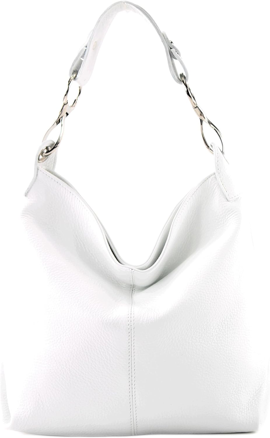 modamoda de - T168 - ital Schultertasche Umhängetasche aus Leder