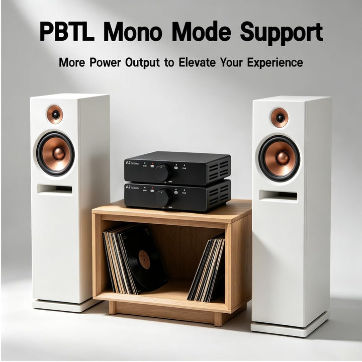 3E Audio A7Mono Stereo Leistungsverstärker TPA3255 1x480W PBTL Next Generation Hi-Fi Audio mit verbe