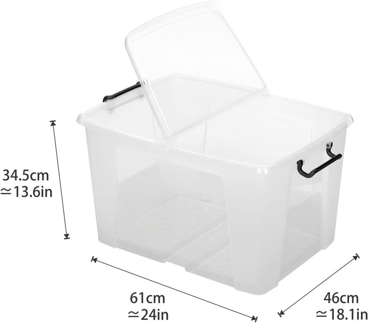 CEP HW686 Aufbewahrungsbox 65L Glasklar