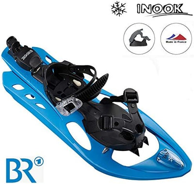 Inook AXL Schneeschuhe I Schneeschuhe mit Steighilfe I EU 34-42 I Schneeschuh Set mit praktischer Sc