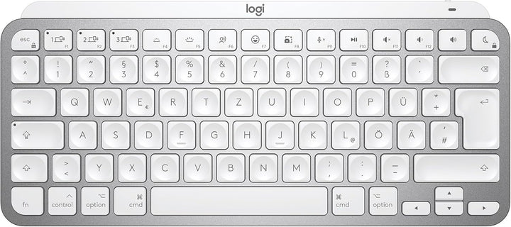 Logitech MX Keys Mini For Mac Minimalist Wireless Illuminated keyboard Bluetooth QWERTY English Grey