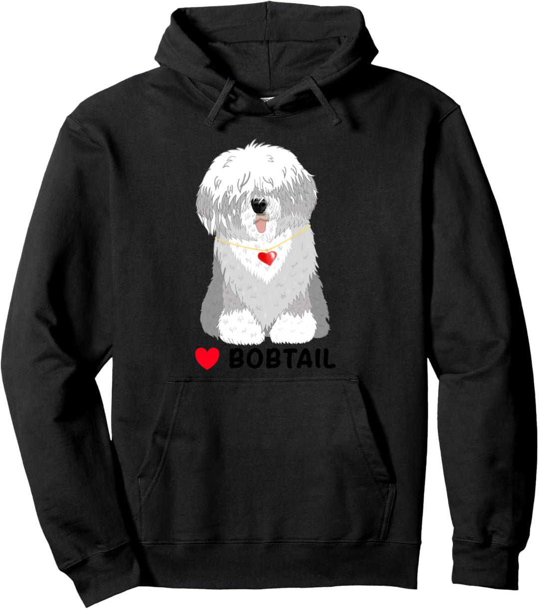 Old English Sheepdog T-Shirts – Bobtail Hunde-Shirts Pullover Hoodie