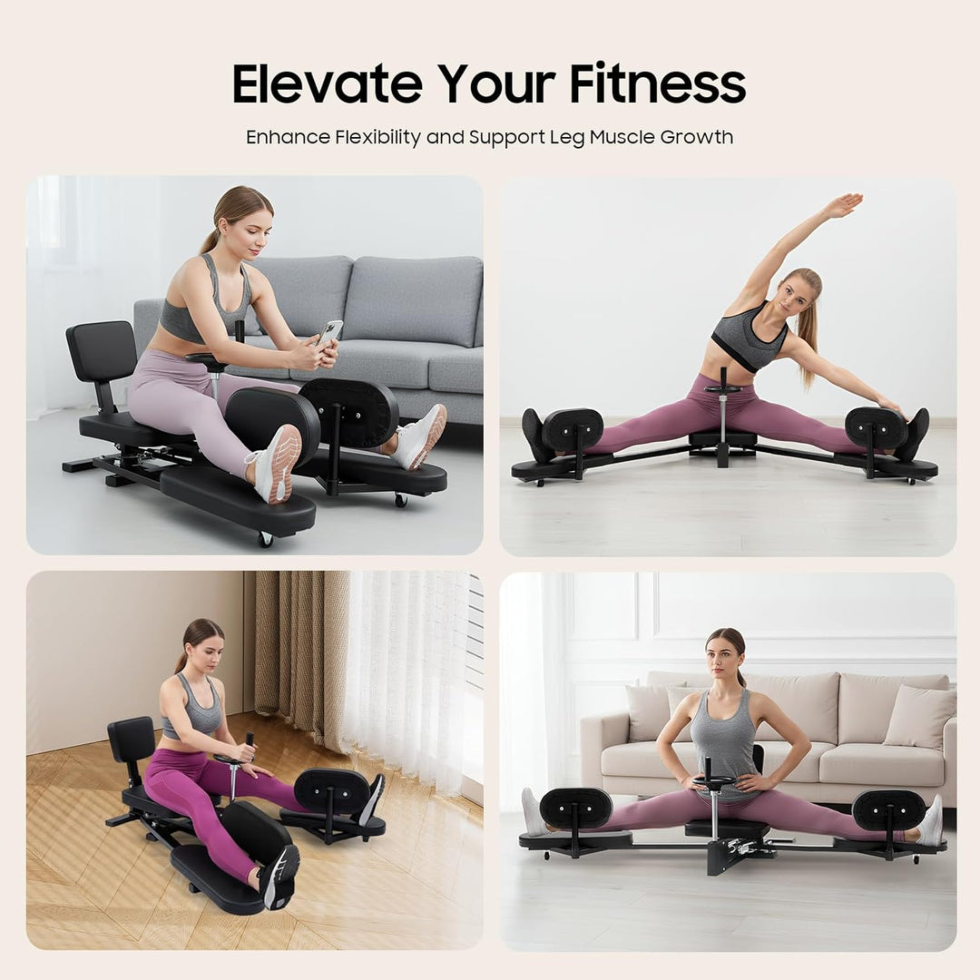 Leg Stretcher Split-Maschine, 220LBS Bein-Stretch-Maschine, Heavy Duty Stahlrahmen Ausrüstung Splits