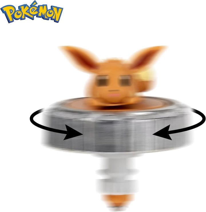 Pokémon PKW4399 - Battle Spinner - Evoli, offizielles Spielset, Evoli