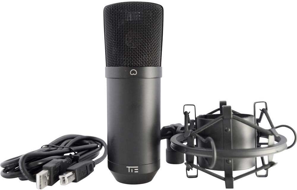TIE Studio Condenser Mic SW USB-Studiomikrofon Kabelgebunden inkl Spinne, inkl. Kabel, 19-90012 USB