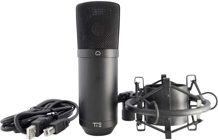 TIE Studio Condenser Mic SW USB-Studiomikrofon Kabelgebunden inkl Spinne, inkl. Kabel, 19-90012 USB